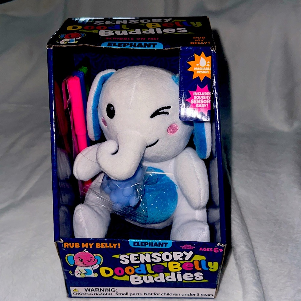 Sensory Doodle Belly Buddies elephant